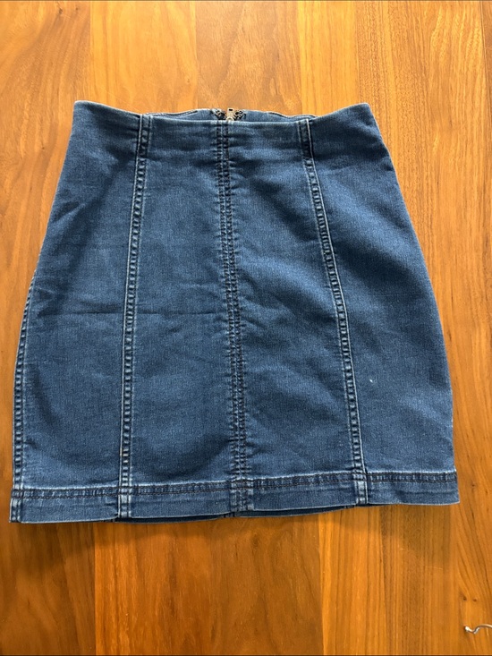 Free People Dresses & Skirts - Free People Misses Women’s Jean mini Skirt size 0